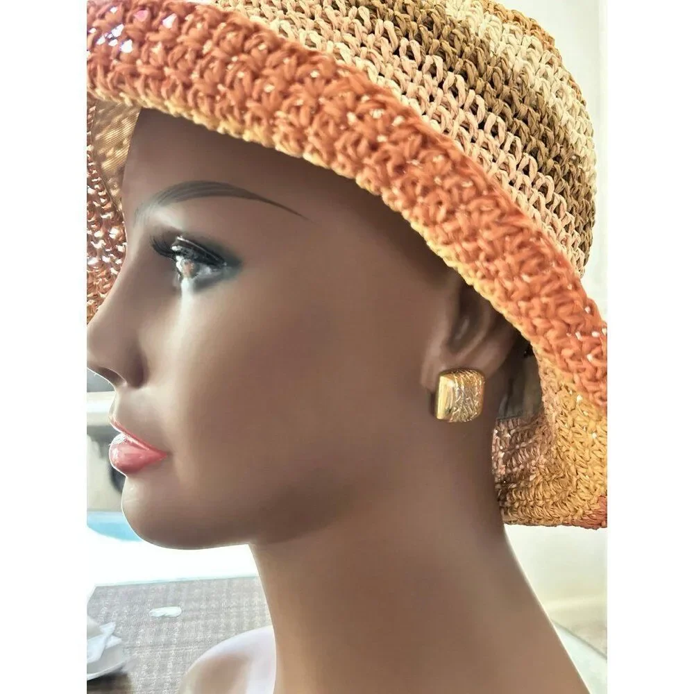 Swirl‎ & Square Earrings
